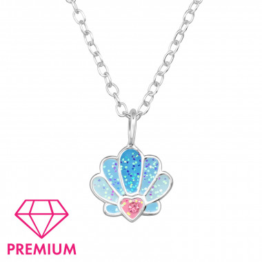 Shell - 925 Sterling Silver Kids Necklaces SD48928