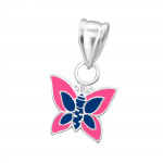 Butterfly - 925 Sterling Silver Kids Pendants SD15490 Butterfly - 925 Sterling Silver Kids Pendants SD15490