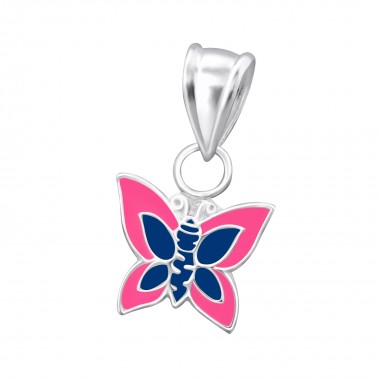 Butterfly - 925 Sterling Silver Kids Pendants SD15490