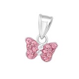 Butterfly - 925 Sterling Silver Kids Pendants SD15920