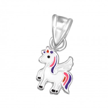 Unicorn - 925 Sterling Silver Kids Pendants SD30985