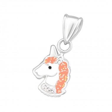 Unicorn - 925 Sterling Silver Kids Pendants SD34043