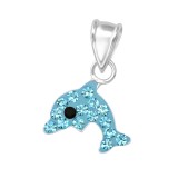 Dolphin - 925 Sterling Silver Kids Pendants SD35263