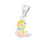 Mermaid - 925 Sterling Silver Kids Pendants SD36924