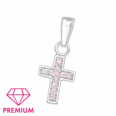 Cross - 925 Sterling Silver Kids Pendants SD46012