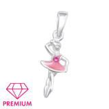 Ballerina - 925 Sterling Silver Kids Pendants SD46057