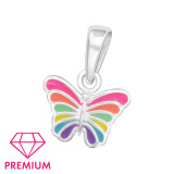 Butterfly - 925 Sterling Silver Kids Pendants SD46060