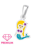 Mermaid - 925 Sterling Silver Kids Pendants SD46062