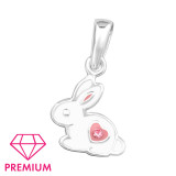 Rabbit - 925 Sterling Silver Kids Pendants SD46401