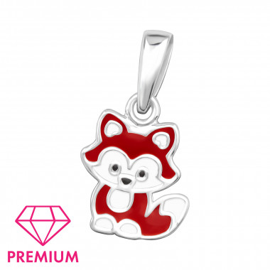 Fox - 925 Sterling Silver Kids Pendants SD46405