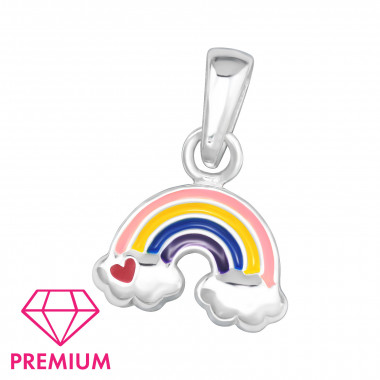 Rainbow - 925 Sterling Silver Kids Pendants SD46444