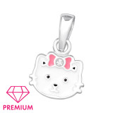 Cat - 925 Sterling Silver Kids Pendants SD46447