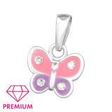 Butterfly - 925 Sterling Silver Kids Pendants SD46448