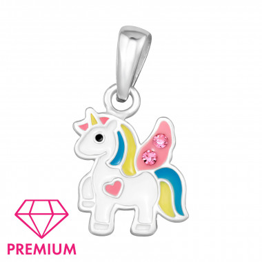 Unicorn - 925 Sterling Silver Kids Pendants SD46451