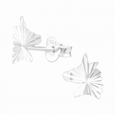 Unicorn - 925 Sterling Silver Kids Plain Ear Studs SD42947