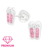 Ballerina Shoes - 925 Sterling Silver Premium Kids Jewelry SD40440