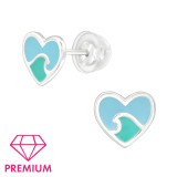 Wave Heart - 925 Sterling Silver Premium Kids Jewelry SD41648
