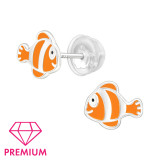 Fish - 925 Sterling Silver Premium Kids Jewelry SD43740