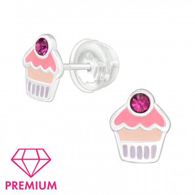 Cupcake - 925 Sterling Silver Premium Kids Jewelry SD45258