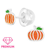 Pumpkin - 925 Sterling Silver Premium Kids Jewelry SD47241