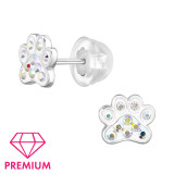 Paw Print - 925 Sterling Silver Premium Kids Jewelry SD47248