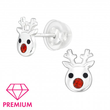 Reindeer - 925 Sterling Silver Premium Kids Jewelry SD47707
