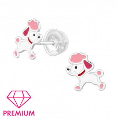 Poodle Dog - 925 Sterling Silver Premium Kids Jewelry SD48766