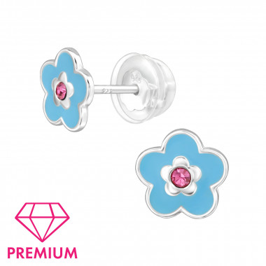 Flower - 925 Sterling Silver Premium Kids Jewelry SD48810