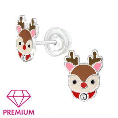 Reindeer - 925 Sterling Silver Premium Kids Jewelry SD48925