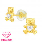 Bear - 925 Sterling Silver Premium Kids Jewelry SD9592 Bear - 925 Sterling Silver Premium Kids Jewelry SD9592