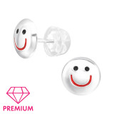 Smiling face - 925 Sterling Silver Premium Kids Jewelry SD19343