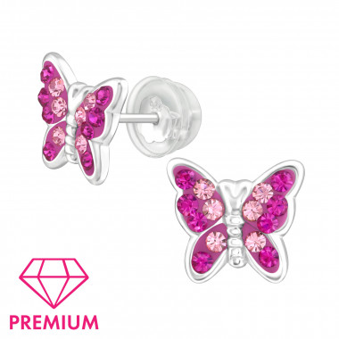 Butterfly - 925 Sterling Silver Premium Kids Jewelry SD38318