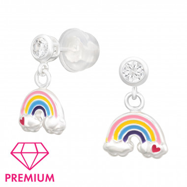 Hanging Rainbow - 925 Sterling Silver Premium Kids Jewelry SD40727