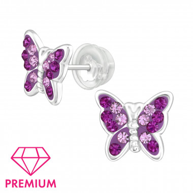 Butterfly - 925 Sterling Silver Premium Kids Jewelry SD45005