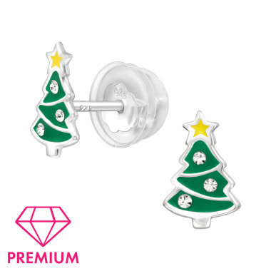 Christmas Tree - 925 Sterling Silver Premium Kids Jewelry SD46299