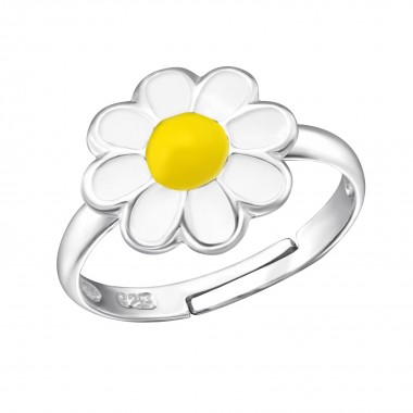 Flower - 925 Sterling Silver Kids Rings SD11894