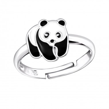 Panda - 925 Sterling Silver Kids Rings SD11896