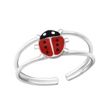 Lady Bug - 925 Sterling Silver Kids Rings SD20185