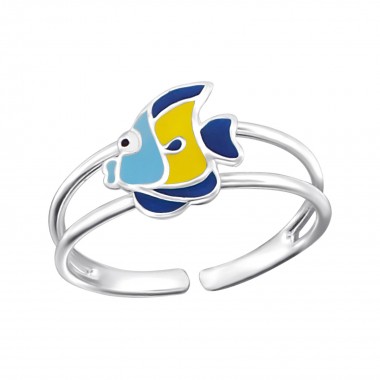 Fish - 925 Sterling Silver Kids Rings SD20672