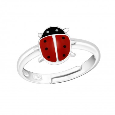 Ladybug - 925 Sterling Silver Kids Rings SD23478