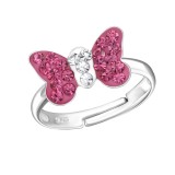 Butterfly - 925 Sterling Silver Kids Rings SD24012