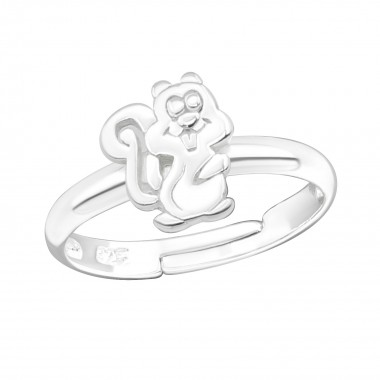 Squirrel - 925 Sterling Silver Kids Rings SD28099
