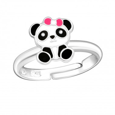 Panda - 925 Sterling Silver Kids Rings SD28183