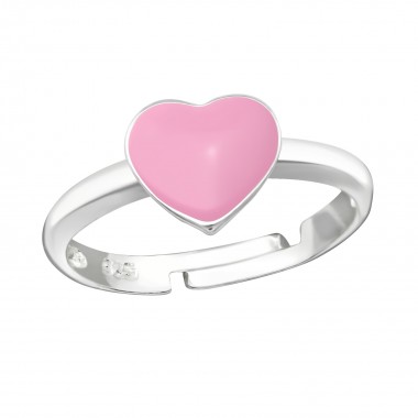 Heart - 925 Sterling Silver Kids Rings SD35321