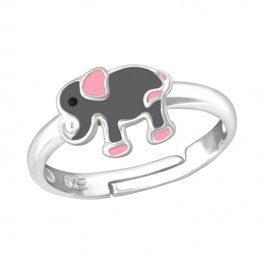 Elephant - 925 Sterling Silver Kids Rings SD35806