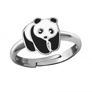 Panda - 925 Sterling Silver Kids Rings SD36324