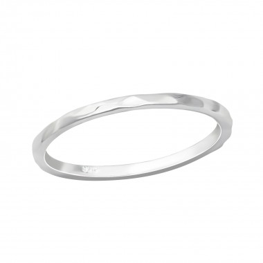 Hammered - 925 Sterling Silver Kids Rings SD36554