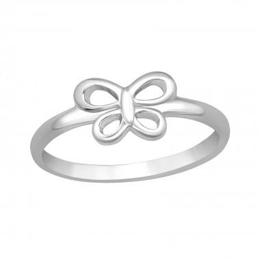 Butterfly - 925 Sterling Silver Kids Rings SD40753