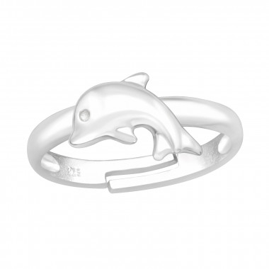 Dolphin - 925 Sterling Silver Kids Rings SD41538
