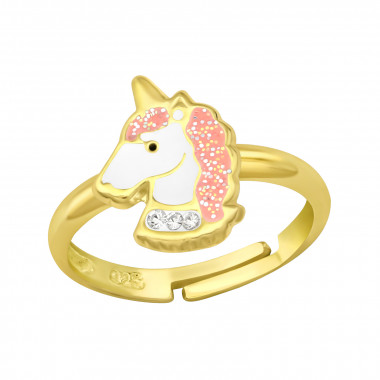 Unicorn - 925 Sterling Silver Kids Rings SD43362